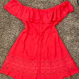 Off the shoulder summer dress